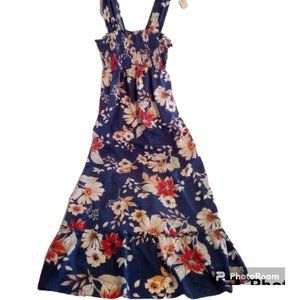 Isabel maternity sleeveless maxi floral dress sz XS